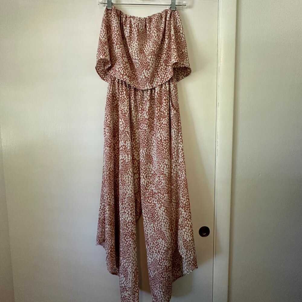 KLD Strapless Jumpsuit Pink Medium/Large